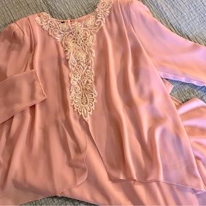 Vintage Pink Dress Size 14